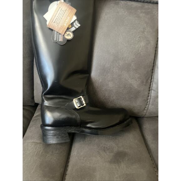 Chippewa Baden Trooper Made In USA 71418 Mens Black Motorcycle Boots 8.5D. main image 12